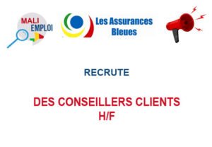LES ASSURANCES BLEUES RECRUTE DES CONSEILLERS CLIENTS H/F LES ASSURANCES BLEUES RECRUTE DES CONSEILLERS CLIENTS H/F