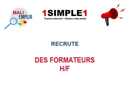 1SIMPLE1 RECRUTE DES FORMATEURS H/F