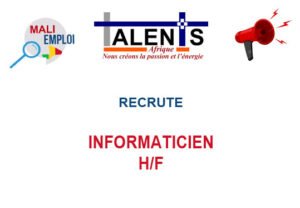 TALENTS PLUS CONSEIL RECRUTE INFORMATICIEN H/F INFORM