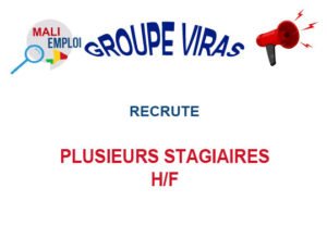 GROUPE VIRAS RECRUTE PLUSIEURS STAGIAIRES H/F PLSTG