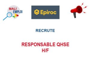 EPIROC RECRUTE RESPONSABLE QHSE H/F