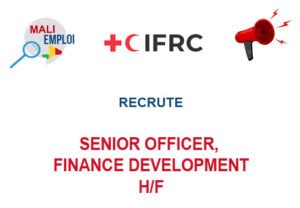 IFRC RECRUTE SENIOR OFFICER, FINANCE DEVELOPEMENT H/F