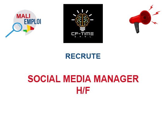 CF TIME RECRUTE SOCIAL MEDIA MANAGER H/F