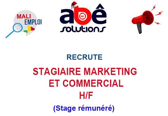 ABE SOLUTIONS RECRUTE STAGIAIRE MARKETING ET COMMERCIAL H/F