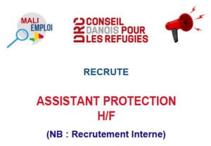 DRC MALI RECRUTE ASSISTANT PROTECTION H/F aspr