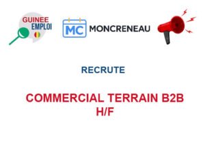 MONCRENEAU RECRUTE COMMERCIAL TERRAIN B2B H/F