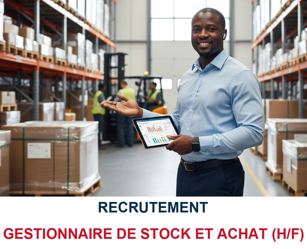 MAHNE INDUSTRIES RECRUTE GESTIONNAIRE DE STOCK ET ACHAT H/F
