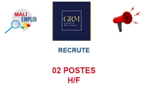 GRM MALI RECRUTE 02 POSTES H/F image