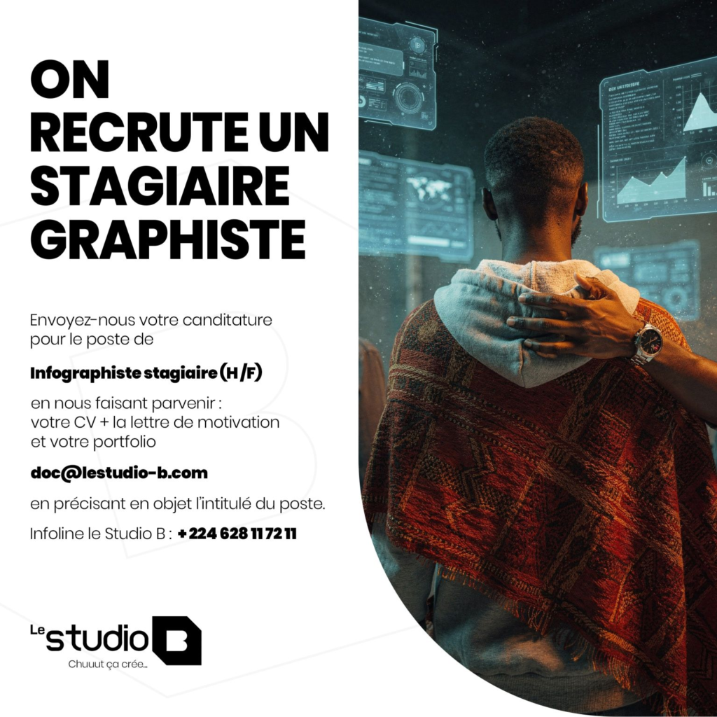 LE STUDIO B RECRUTE 02 POSTES H/F