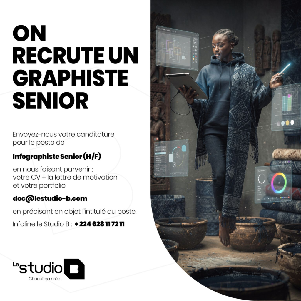 LE STUDIO B RECRUTE 02 POSTES H/F