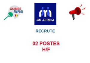 JMJ AFRICA RECRUTE 02 POSTES H/F 02-POS