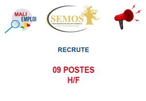 SEMOS RECRUTE 09 POSTES H/F 09-SEM