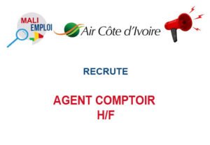 AIR COTE D'IVOIRE RECRUTE AGENT COMPTOIR H/F