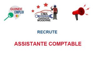 CMA GARAGE RECRUTE ASSISTANTE COMPTABLE