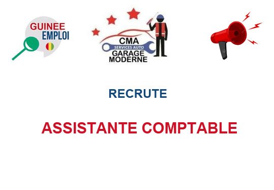 CMA GARAGE RECRUTE ASSISTANTE COMPTABLE