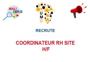 UMO RECRUTE COORDINATEUR RH SITE H/F CORDO