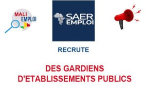 SAER EMPLOI RERUTE DES GARDIENS D'ETABLISSEMENT PUBLIC H/F GARD