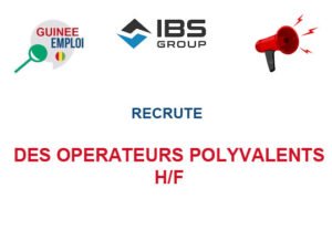 GROUPE IBS RECRUTE DES OPERATEURS POLYVALENTS H/F OOP