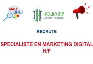 HOLICORP RECRUTE SPECIALISTE EN MARKETING DIGITAL H/F SPC