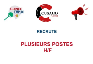 CUSAGO GROUP RECRUTE PLUSISEURS POSTES H/F image