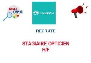 O'CLAIRVUE RECRUTE STAGIAIRE OPTICIEN H/F stgop