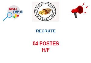 UNION DES CAISSES DE NIAKO RECRUTE 04 POSTES H/F 04-POS