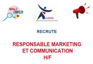 HUMAN MALI RECRUTE RESPONSABLE MARKETING ET COMMUNICATION H/F RESPA