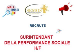 SEMOS RECRUTE SURINTENDANT DE LA PERFORMANCE SOCIALE H/F SURIN