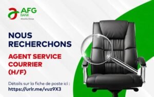 AFG BANK MALI RECRUTE AGENT SERVICE COURRIER H/F 1779131808986