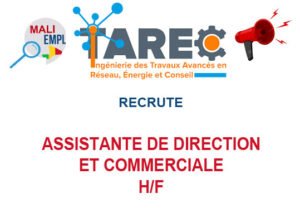 ITAREC MALI RECRUTE ASSISTANTE DE DIRECTION ET COMMERCIALE H/F
