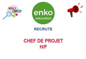 ENKO EDUCATION RECRUTE CHEF DE PROJET H/F