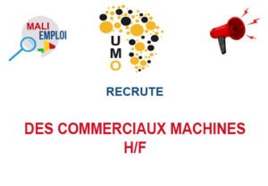 UMO RECRUTE DES COMMERCIAUX MACHINES H/F COMMACHIN
