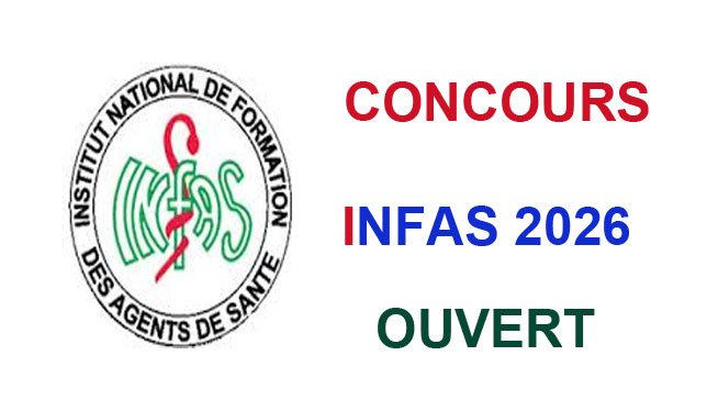 CONCOURS INFAS 2026 OUVERT - LIEN D'INSCRIPTION