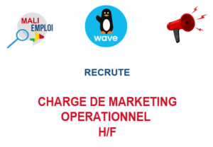 WAVE MALI RECRUTE CHARGE DE MARKETING OPERATIONNEL H/F image