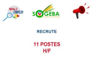 SOGEBA RECRUTE 11 POSTES H/F 11-POSTES