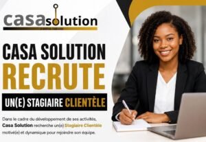 CASA SOLUTION RECRUTE STAGIAIRE CLIENTELE H/F 1781829819054