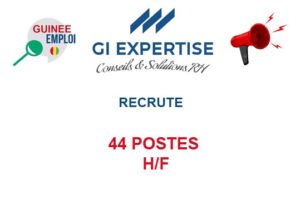 GI EXPERTISE RECRUTE 44 POSTES H/F 44POSTES