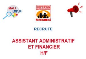 AMCP ALIMA RECRUTE ASSISTANT ADMINISTRATIF ET FINANCIER H/F ASAD