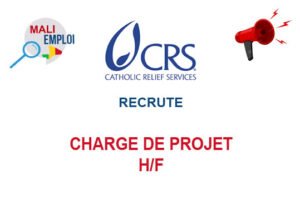 CRS MALI RECRUTE PROJECT OFFICER H/F CHARGPRO
