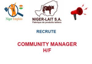 NIGERLAIT RECRUTE COMMUNITY MANAGER H/F COMMNA