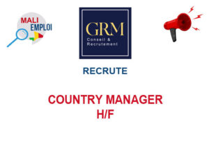 GRM MALI RECRUTE COUNTRY MANAGER H/F COUNTRY