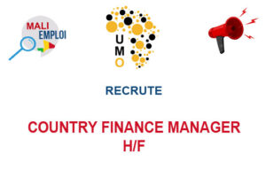 UMO INTERIM RECRUTE COUNTRY FINANCE MANAGER H/F COUNTY