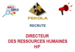 FEKOLA RECRUTE DIRECTEUR DES RESSOURCES HUMAINES H/F DIRRH