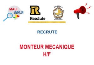 SOMISY RECRUTE MONTEUR MECANIQUE H/F MONTEUR