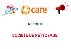 ONG CARE MALI RECRUTE SOCIETE DE NETTOYAGE SOCIETNE