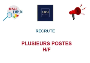 GRM MALI RECRUTE PLUSIEURS POSTES H/F image