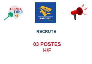 RABOTEC GROUP RECRUTE 03 POSTES H/F 03-POS