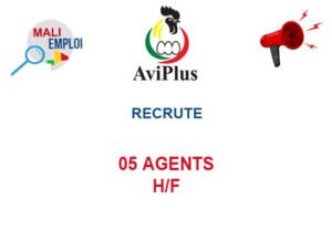 AVIS PLUS MALI RECRUTE 05 AGENTS H/F 05-AGTS
