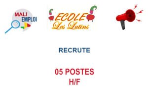LES LUTINS RECRUTE 05 POSTES H/F 05-POS