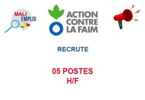 ACTION RECRUTE 05 POSTES H/F 05-POS